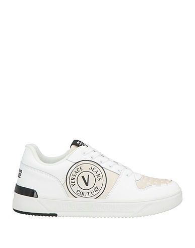 VERSACE JEANS COUTURE Sneakers Blanc Matière synthétique, Fibres textiles