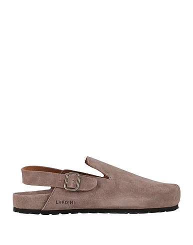 LARDINI Mules and clogs Grey Leather