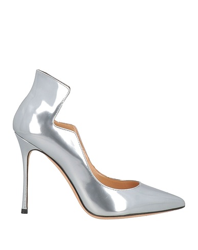 SERGIO ROSSI Pump Silver Leather