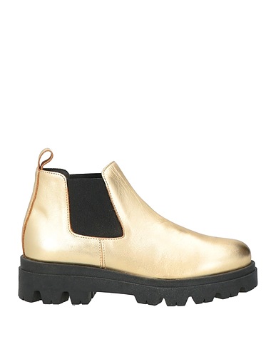TWINSET Ankle boot Gold Leather
