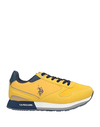 U.S.POLO ASSN. Sneakers Giallo ocra Fibre tessili