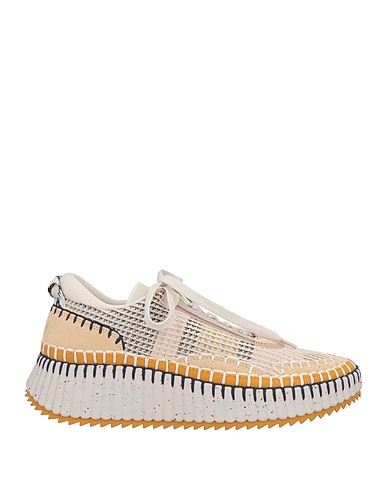 CHLOÉ Sneakers Beige Fibre tessili