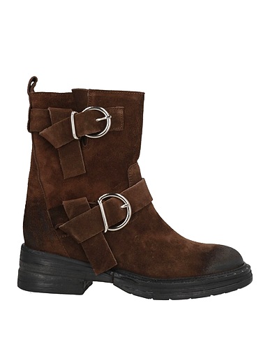 MIMMU Ankle boot Dark brown Leather