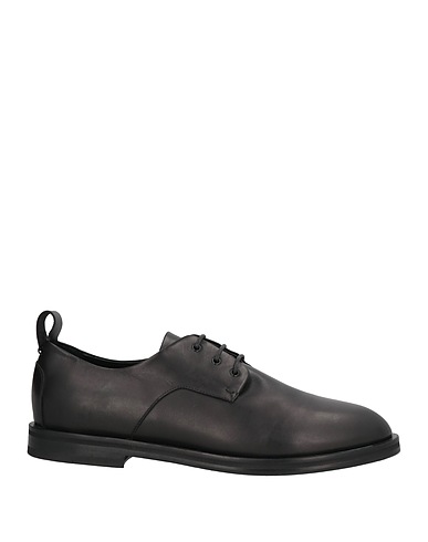 LARDINI Laced shoes Black Leather