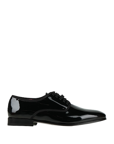 FERRAGAMO Laced shoes NERO Leather