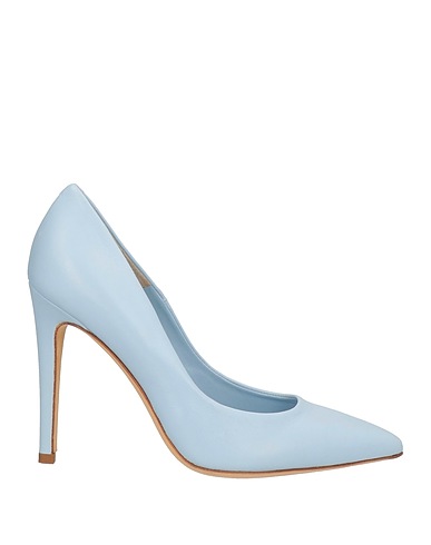 DOUUOD Pump Sky blue Leather