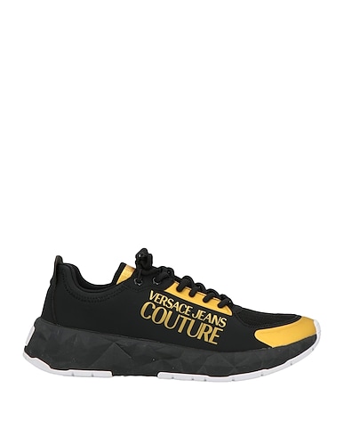 VERSACE JEANS COUTURE Sneakers Black Synthetisches Material, Textile fibres