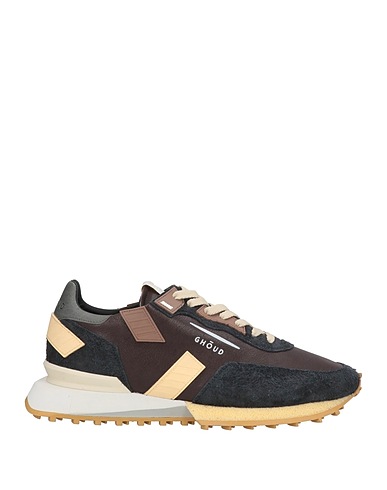 GHŌUD Venice Sneakers RUSH Dark brown Leather, Textile fibres