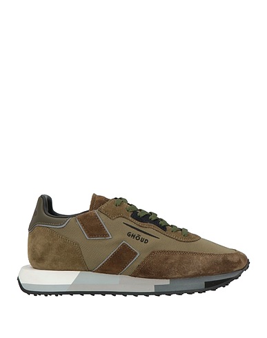 GHŌUD Venice Sneakers RUSH
 Military green Leather, Textile fibers