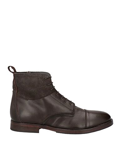 MOMA Ankle boot Dark brown Leather