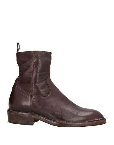 MOMA Ankle boot Dark brown Calfskin