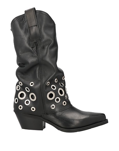 METISSE Ankle boot Black Calf hair