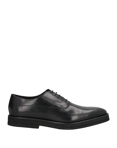 DOUCAL'S Laced shoes Black Leather
