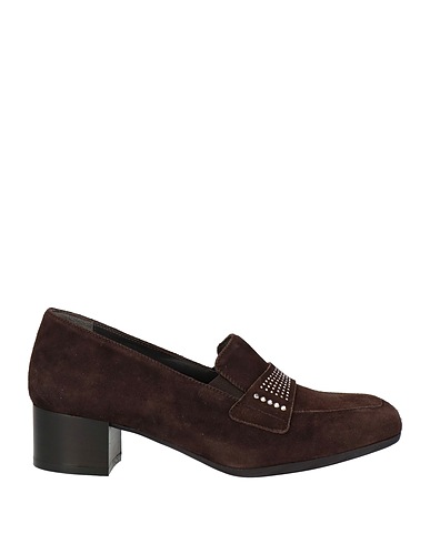 MELLUSO Loafers Dark brown Leather