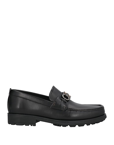 FERRAGAMO Loafers Black Leather