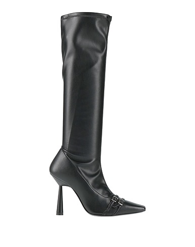 GIA BORGHINI Boots Black Textile fibres