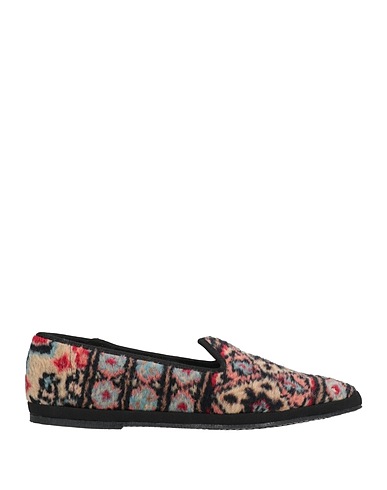 LE MARGOT Loafers Beige Textile fibres