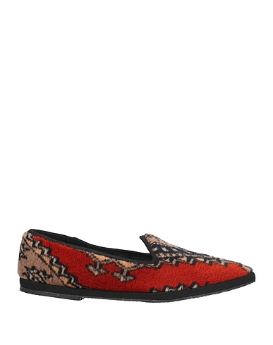 LE MARGOT Loafers Rust Textile fibres