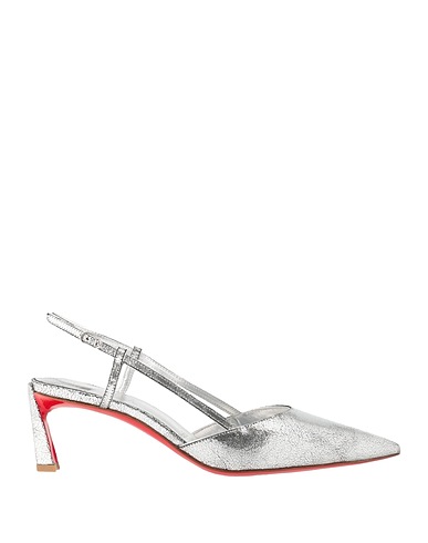 CHRISTIAN LOUBOUTIN Pump Silver Leather