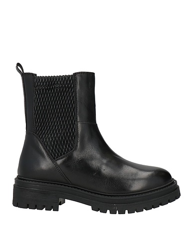 GEOX Ankle boot Black Leather, Synthetisches Material