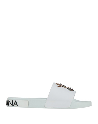 DOLCE&GABBANA Sandals White Rubber