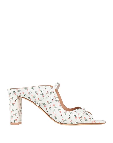 MALONE SOULIERS Sandals White Textile fibers