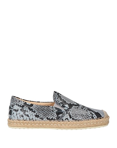 TOD'S Espadrilles Grey Leather