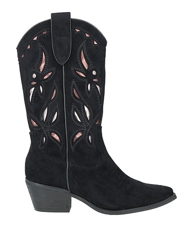 AZAREY Ankle boot Black Textile fibres, Synthetisches Material