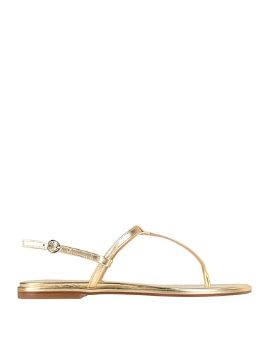 AEYDE Flip flops Gold Leather