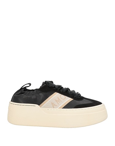 FERRAGAMO Sneakers Black Textile fibres