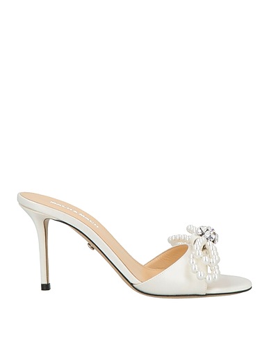 MACH & MACH Sandals White Textile fibres