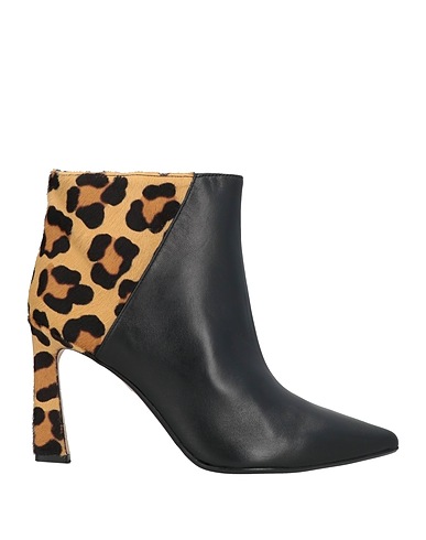 BY A. Stiefelette Schwarz Leder