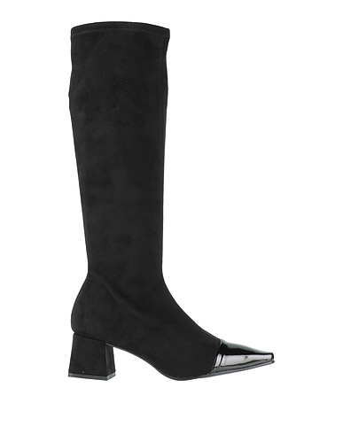 MISS ELASTIC Boots Black Textile fibers