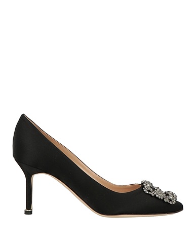 MANOLO BLAHNIK Pump Black Textile fibers