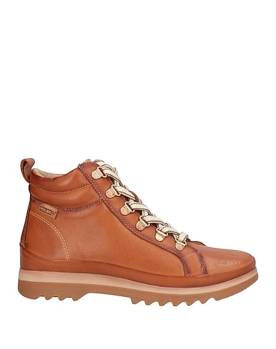 PIKOLINOS Stiefelette Braun Leder, Gewebefasern