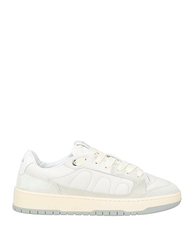 SANTHA Sneakers OFF WHITE Leather, Textile fibers