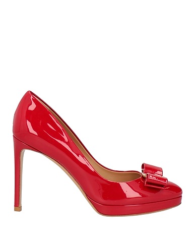 FERRAGAMO Pump Red Leather