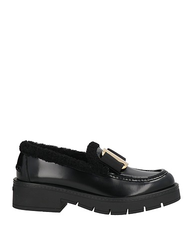 FERRAGAMO Loafers Black Calfskin