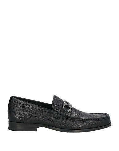 FERRAGAMO Loafers Black Leather