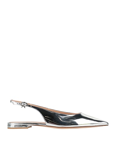 GIANVITO ROSSI Ballet flats ARGENTO Leather