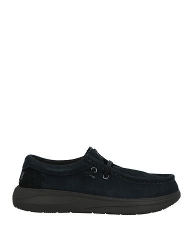 HEY DUDE Laced shoes Black Leather