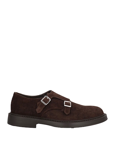 DOUCAL'S Loafers Dark brown Leather