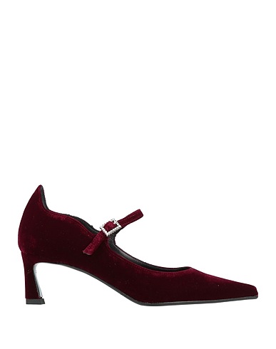 CHANTAL 1962 Pump Burgundy Textile fibers