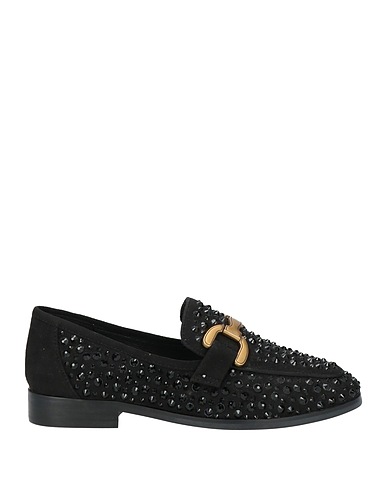 BIBI LOU Loafers Black Textile fibres