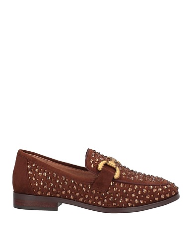 BIBI LOU Loafers Brown Textile fibres
