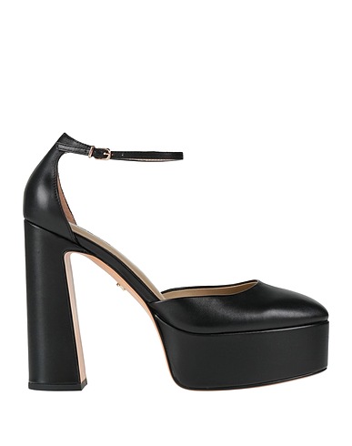 LOLA CRUZ Court Black Leather