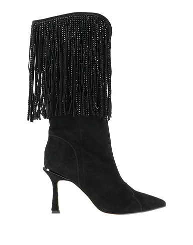 ALMA EN PENA. Boots Black Leather