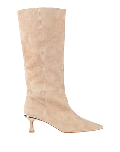 ALMA EN PENA. Boots Beige Leather