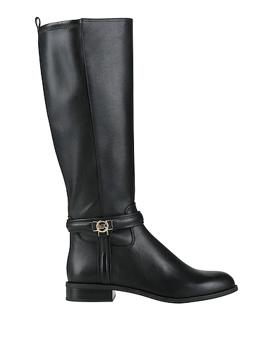 MICHAEL MICHAEL KORS Boots Black Leather, Synthetisches Material