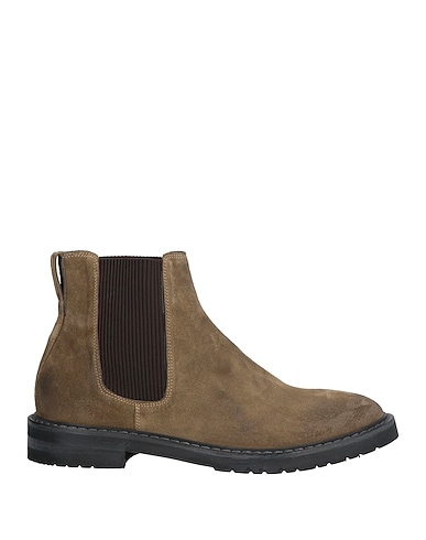 MOMA Ankle boot Military green Leather